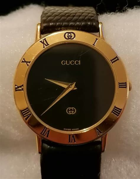 orologio gucci placcato oro|Orologio GUCCI DONNA Vintage 4500L placcato oro 18k .